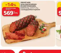 Auchan PRIVÁT HÚS SZALÁMI ajánlat