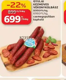 Auchan GYULAI KÉZMŰVES VÉKONYKOLBÁSZ ajánlat
