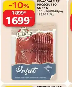 Auchan PIVAC DALMAT PROSCIUTTO SONKA ajánlat