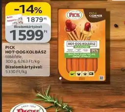 Auchan PICK HOT-DOG KOLBÁSZ ajánlat