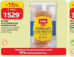 Auchan SCHÄR GLUTÉNMENTES FEHÉR KENYÉR ajánlat