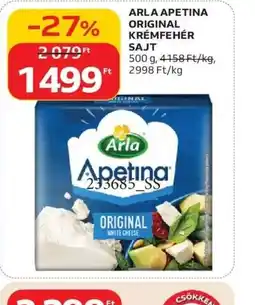 Auchan ARLA APETINA KRÉMFEHÉR SAJT ajánlat