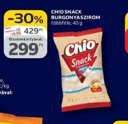 Auchan CHIO SNACK BURGONYASZIROM ajánlat