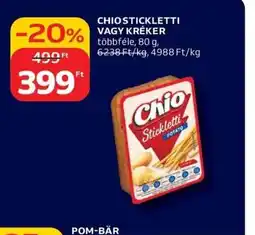 Auchan CHIO STICKLETTI VAGY KRÉKER ajánlat
