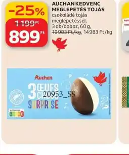 Auchan AUCHAN KEDVENC MEGLEPETÉS TOJÁS ajánlat