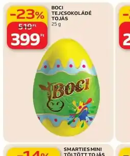 Auchan BOCI TEJCSOKOLÁDÉ TOJÁS ajánlat