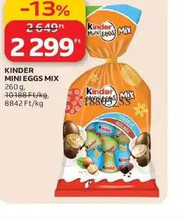Auchan KINDER MINI EGGS MIX ajánlat