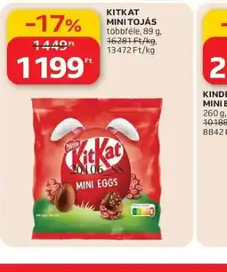 Auchan KITKAT MINI TOJÁS ajánlat