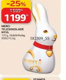 Auchan MERCI TEJCSOKOLÁDÉ NYÚL ajánlat