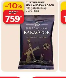 Auchan TUTTI HOLLAND KAKAPOR ajánlat