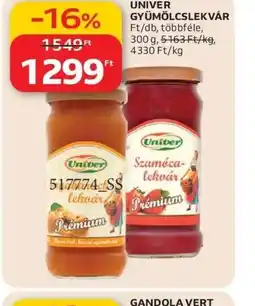 Auchan UNIVER GYÜMÖLCSLEKVÁR ajánlat