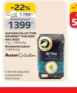 Auchan AUCHAN GOURMET THAI HOM MALI RIZS ajánlat