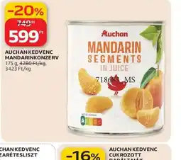 Auchan AUCHAN MANDARINKONZERV ajánlat