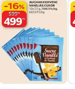 Auchan AUCHAN KEDVENC VANÍLIÁS CUKOR ajánlat