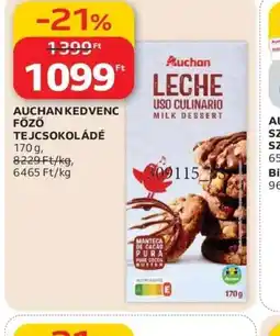 Auchan AUCHAN FŐZŐ TEJCSOKOLÁDÉ ajánlat