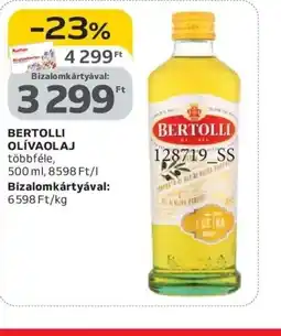 Auchan BERTOLLI OLÍVAOLAJ ajánlat