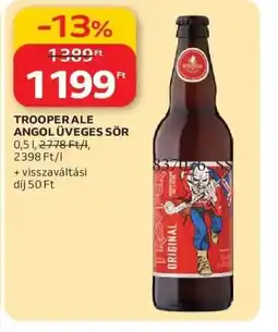 Auchan TROOPERALE ANGOL ÜVEGES SÖR ajánlat