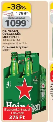 Auchan HEINEKEN ÜVEGES SÖR MULTIPACK ajánlat