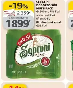 Auchan SOPRONI DOBOZOS SÖR MULTIPACK ajánlat