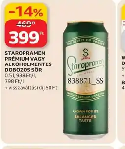 Auchan STAROPRAMEN DOBOZOS SÖR ajánlat