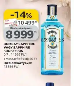 Auchan BOMBAY SAPPHIRE GIN ajánlat