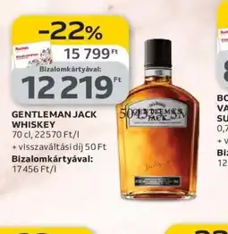 Auchan GENTLEMAN JACK WHISKEY ajánlat