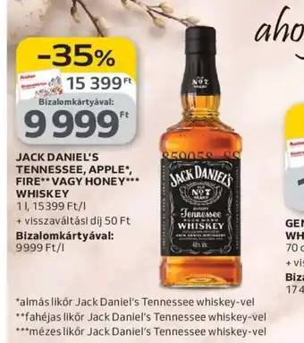 Auchan JACK DANIEL'S WHISKEY ajánlat