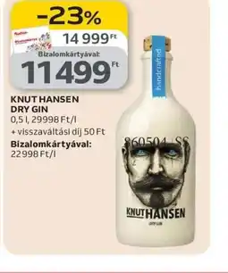Auchan KNUT HANSEN DRY GIN ajánlat
