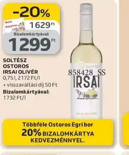 Auchan SOLTÉSZ OSTOROS IRSAI OLIVÉR ajánlat