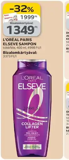 Auchan L'ORÉAL PARIS ELSEVE SAMPON ajánlat