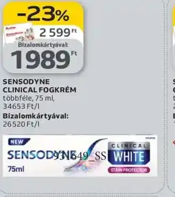 Auchan SENSODYNE CLINICAL FOGKRÉM ajánlat