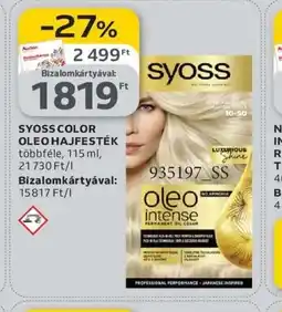 Auchan SYOSS COLOR OLEO HAJFESTÉK ajánlat