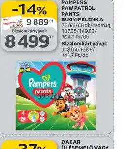 Auchan PAMPERS PAW PATROL BUGYIPELENKA ajánlat
