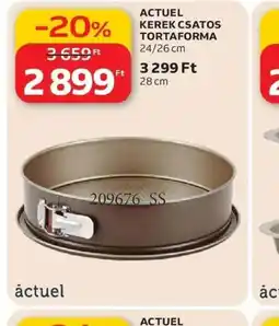Auchan ACTUEL KEREK CSATOS TORTAFORMA ajánlat