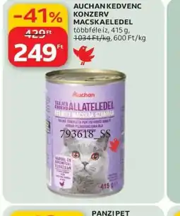 Auchan AUCHAN KONZERV MACSKAELEDEL ajánlat