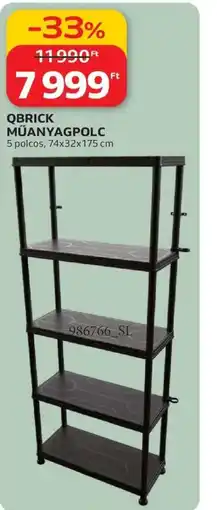 Auchan QBRICK MŰANYAGPOLC ajánlat