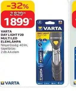 Auchan VARTA DAY LIGHT F20 ELEMLÁMPA ajánlat