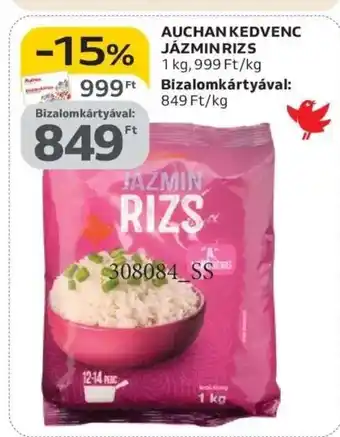 Auchan AUCHAN KEDVENC JAZMIN RIZS ajánlat