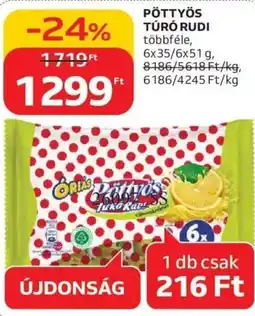 Auchan PÖTTYÖS TÚRÓ RUDI ajánlat