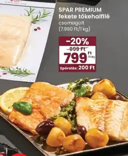 Spar SPAR PREMIUM fekete tőkehalfilé ajánlat