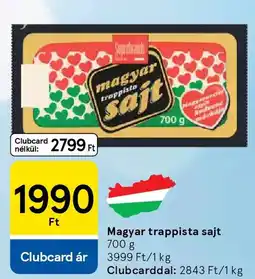 Tesco Magyar trappista sajt ajánlat