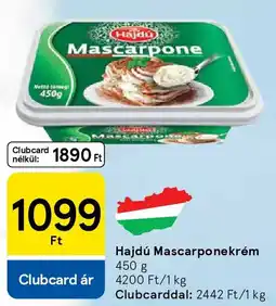 Tesco Hajdú Mascarponekrém ajánlat