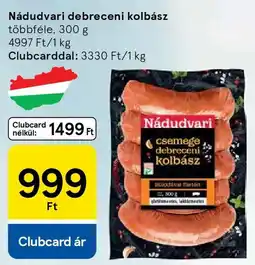 Tesco Nádudvari debreceni kolbász ajánlat