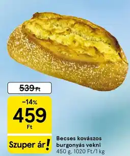 Tesco Becses kovászos burgonyás vekni ajánlat
