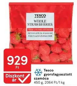 Tesco Tesco gyorsfagyasztott szamóca ajánlat