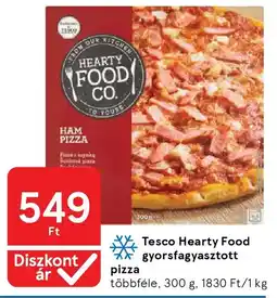 Tesco Tesco Hearty Food gyorsfagyasztott pizza ajánlat