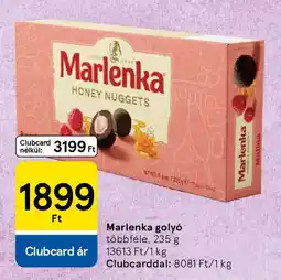 Tesco Marlenka golyó ajánlat
