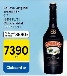 Tesco Baileys Original krémlikőr ajánlat