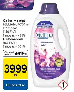 Tesco Gallus mosógél ajánlat