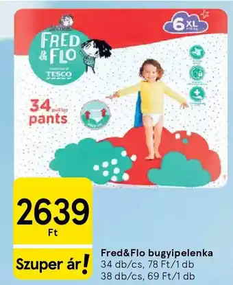 Tesco Fred&Flo bugyipelenka ajánlat